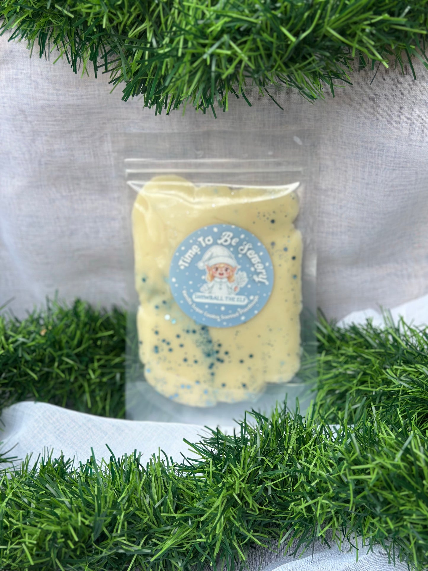 Snowball Elf-Sugar Cookie- 220g Playdough Pouch