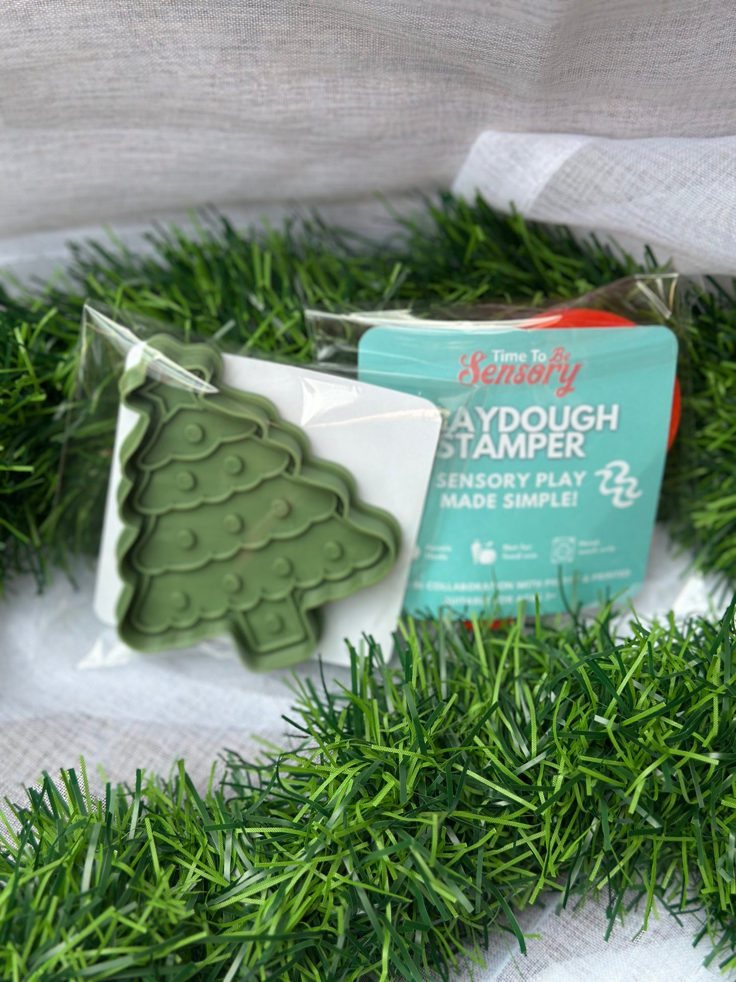 Christmas Playdough Stamper