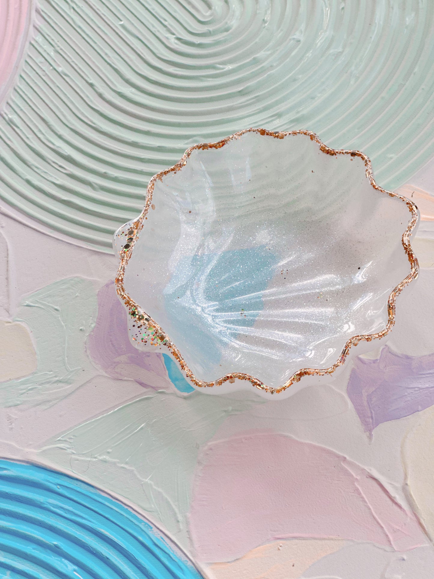 Seashell Resin Mudkitchen Bowl