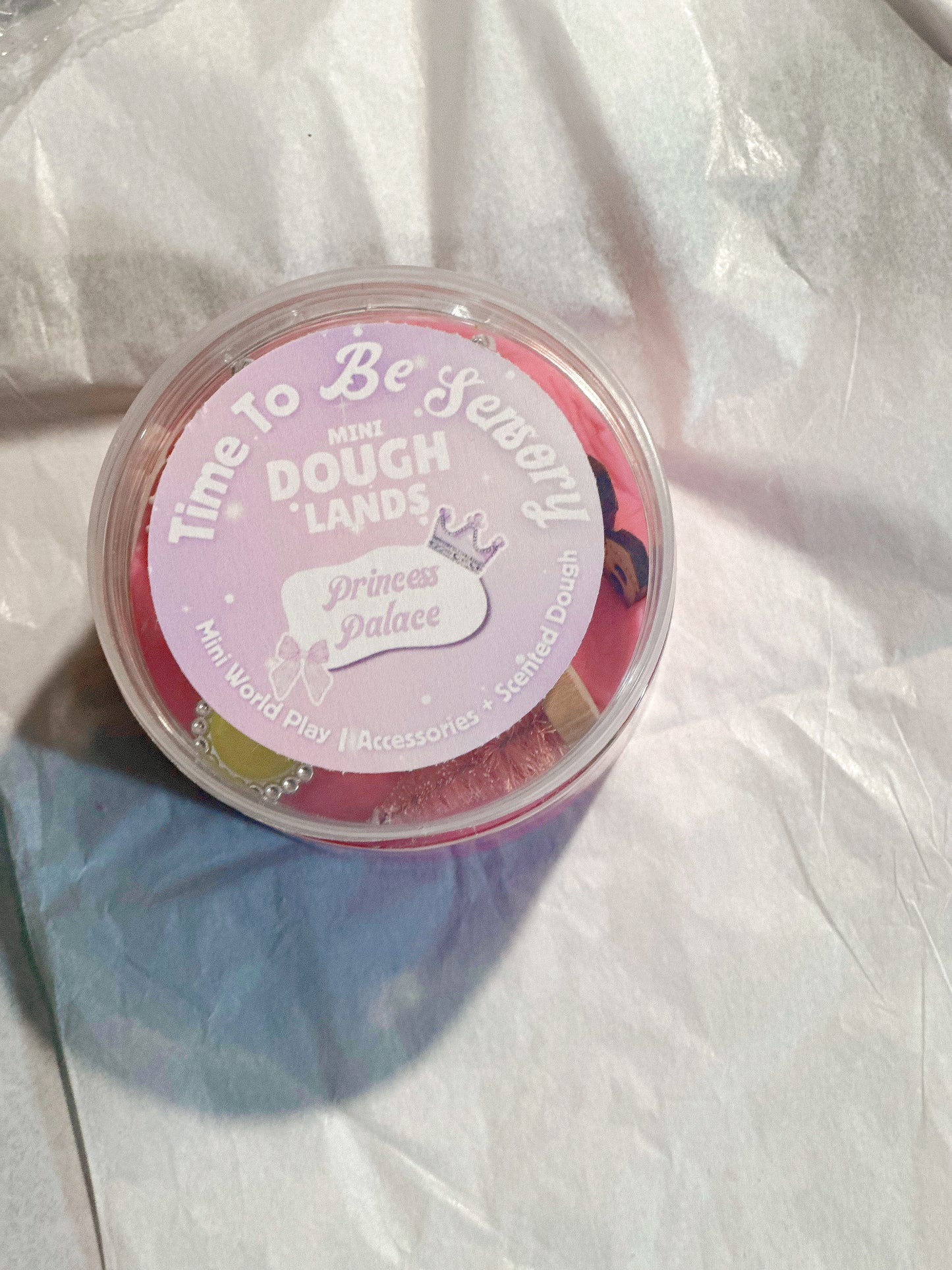 Mini Dough Lands | PRINCESS PALACE| Playdough & Accessories Bundle | 350g Playdough