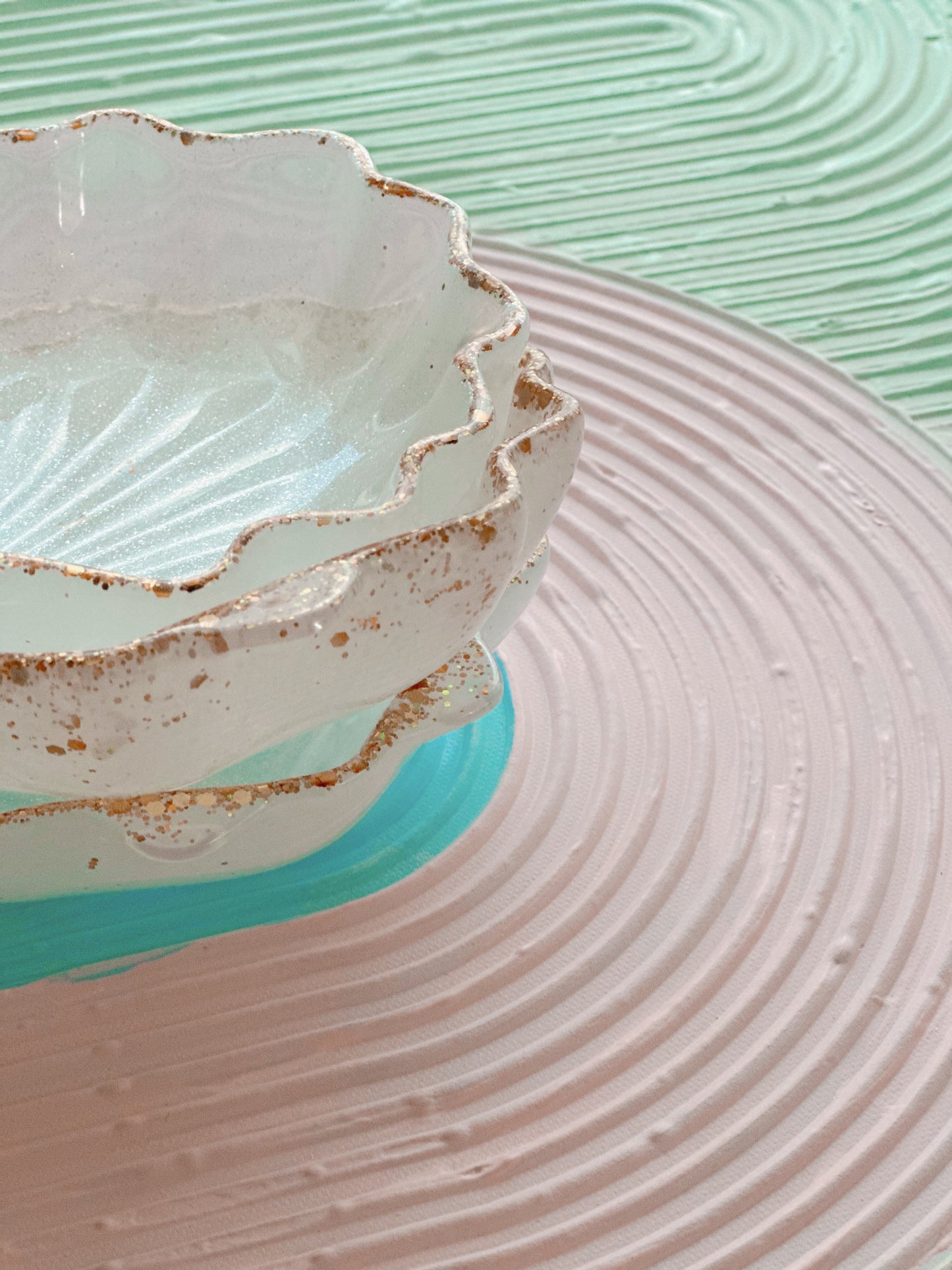 Seashell Resin Mudkitchen Bowl