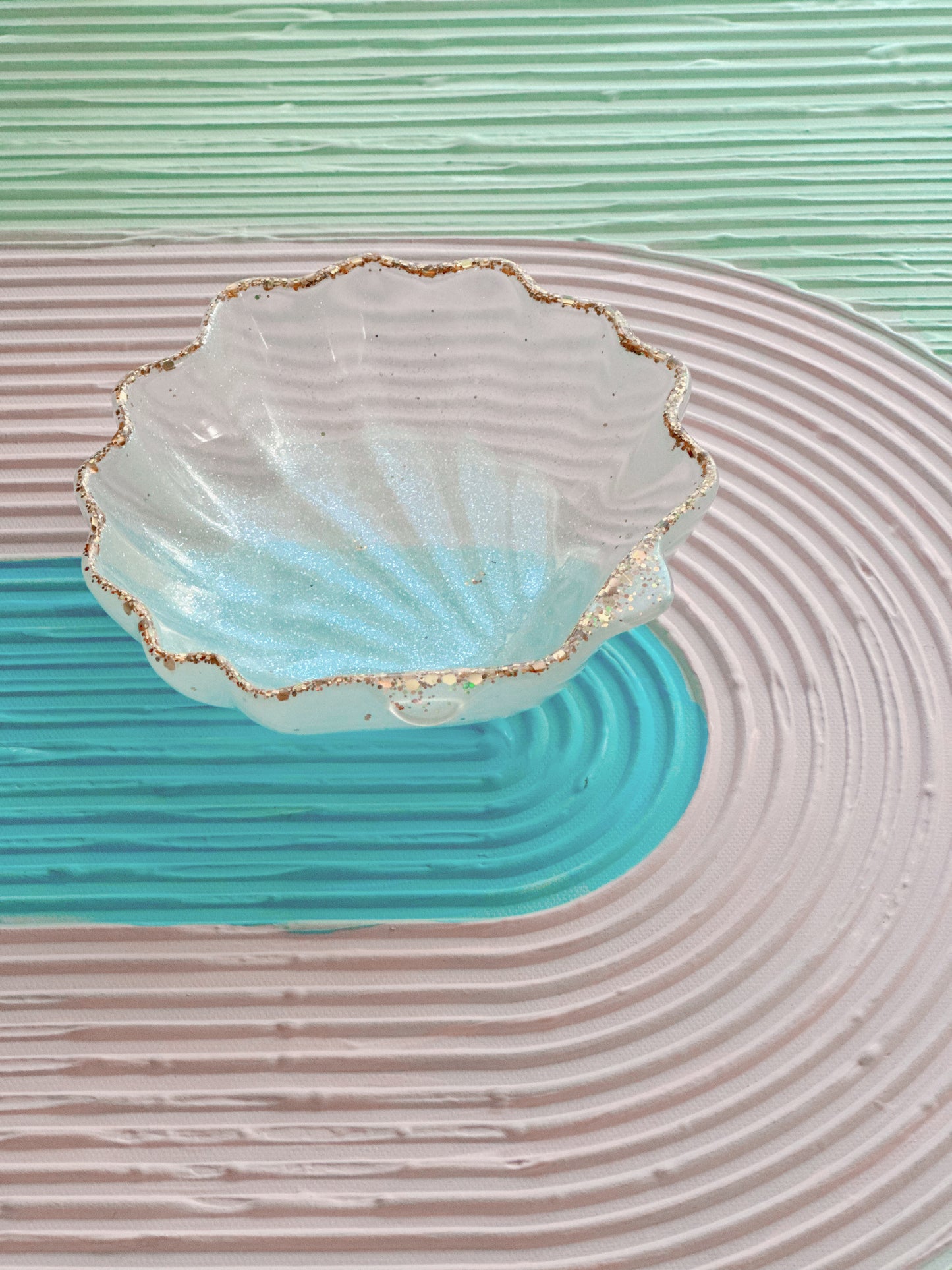 Seashell Resin Mudkitchen Bowl