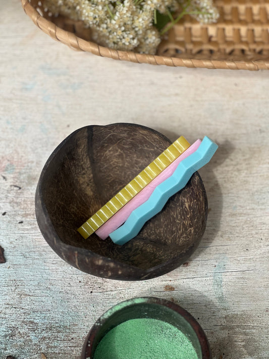 Trio of Pastel Resin Mixers