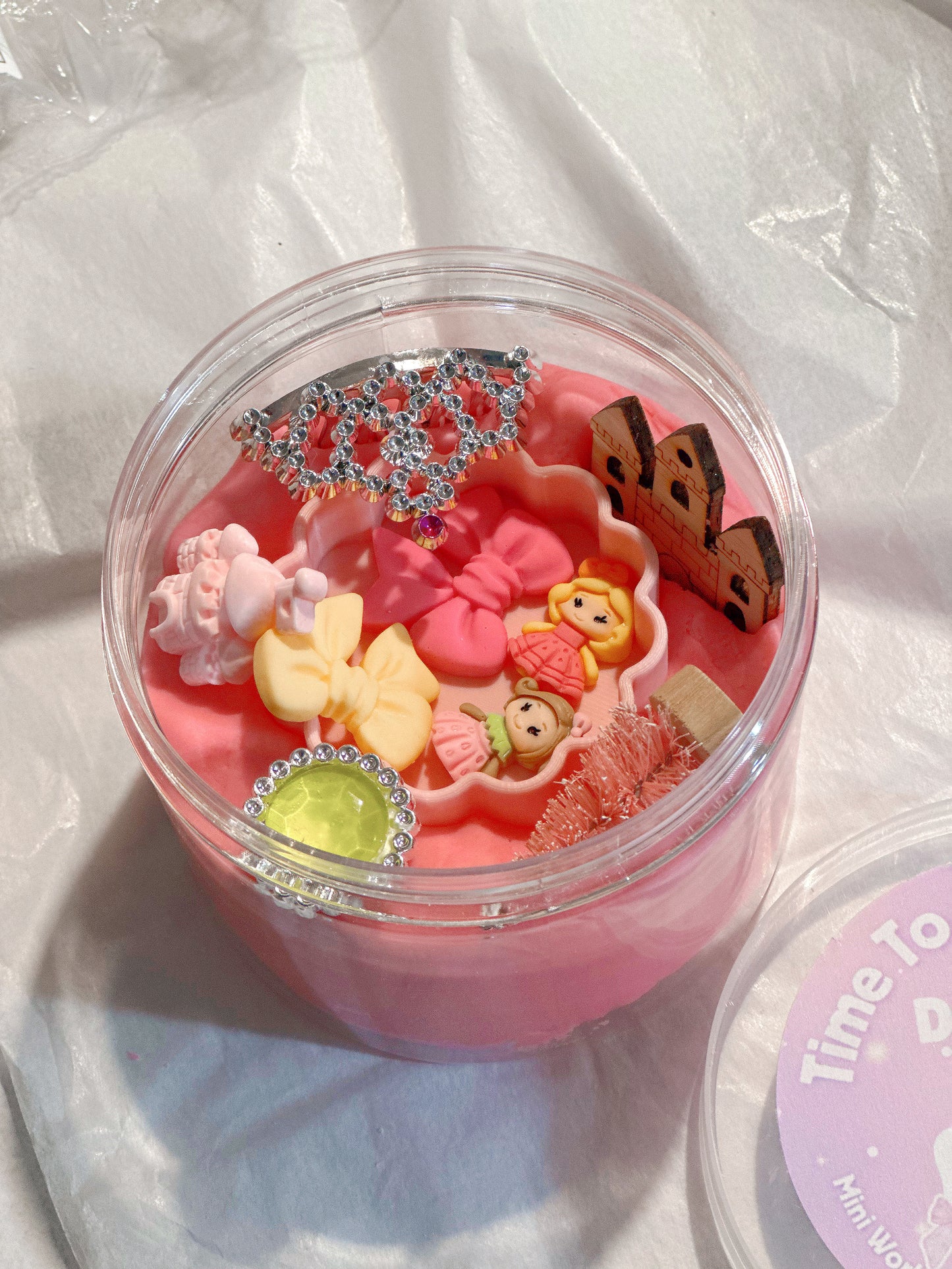 Mini Dough Lands | PRINCESS PALACE| Playdough & Accessories Bundle | 350g Playdough