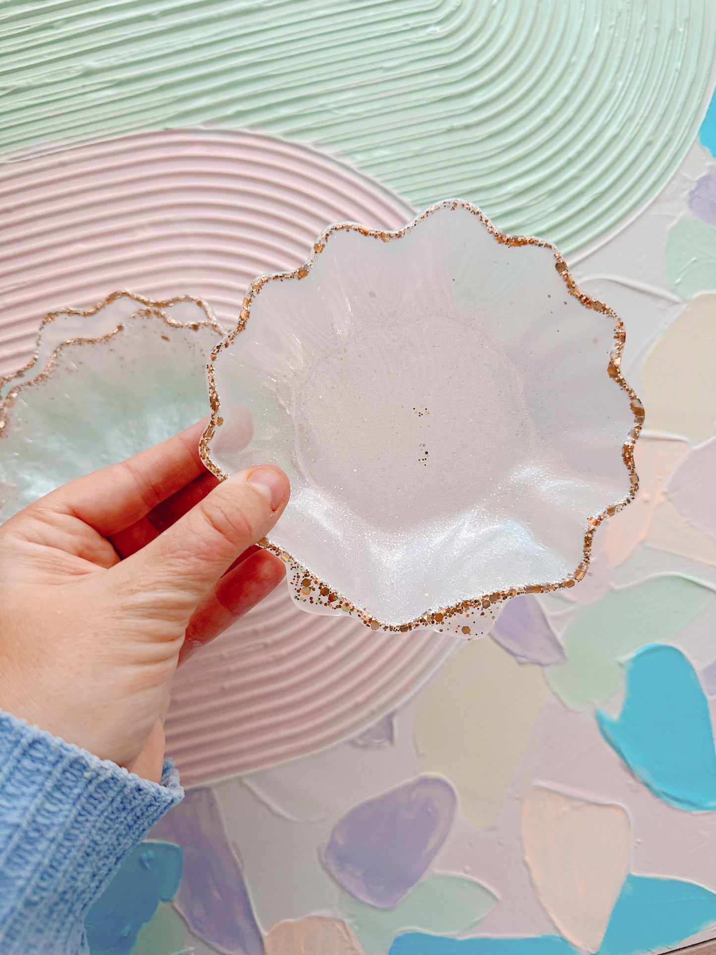 Seashell Resin Mudkitchen Bowl