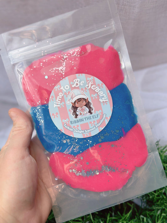 Ribbon Elf- Turkish Delight -220g Playdough Pouch